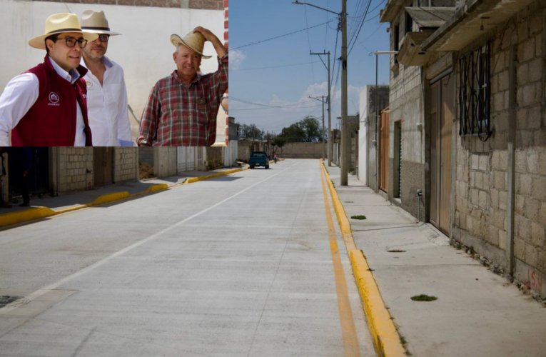 Obras en Valle y Ampliación El Palmar atienden  demanda pendiente con familias de Pachuca: Jorge Reyes