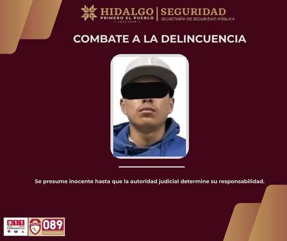 Cae en Ixmiquilpan presunto responsable de robo en 19 tiendas de conveniencia
