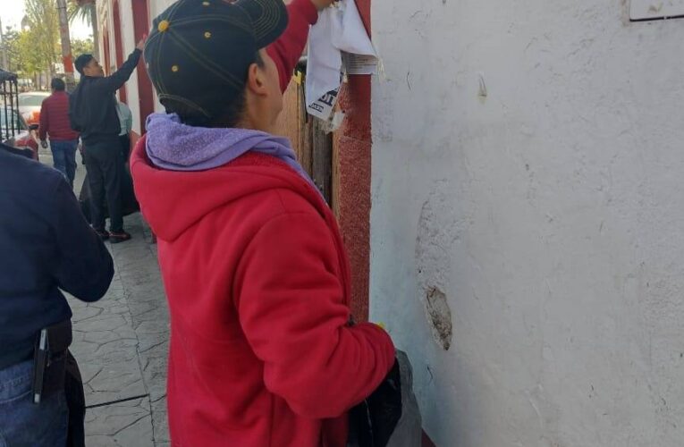 Refuerza Ayuntamiento acciones para mejorar la imagen urbana de Acaxochitlán