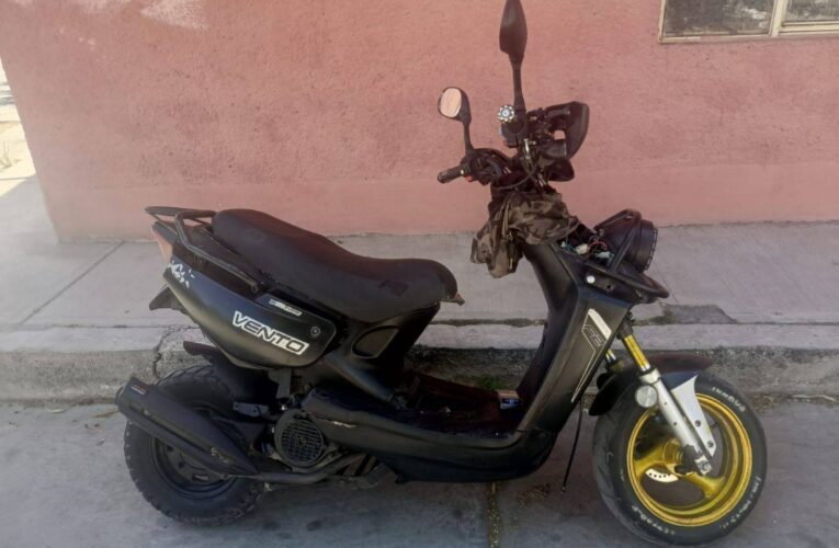 CAEN 2 CON MOTO ROBADA EN PACHUCA