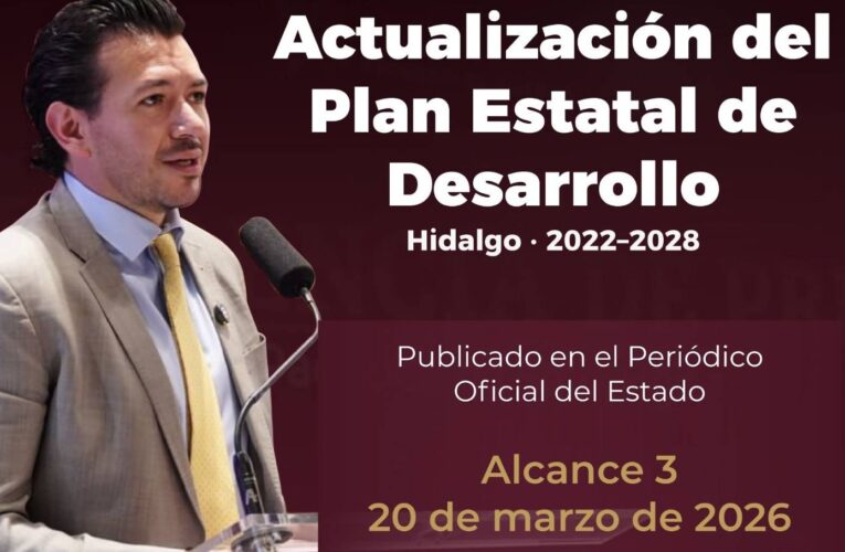 Hidalgo avanza: actualizan el Plan Estatal de Desarrollo y presentan el Plan Integral de Movilidad para Pachuca