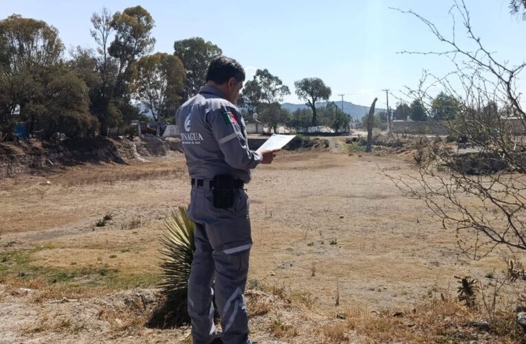 Realiza Conagua recorridos en cuerpos de agua de Villa de Tezontepec