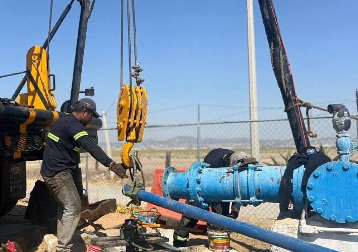 Entra en operación pozo 10 Laguna en beneficio del sector Oriente de la Zona Metropolitana de Pachuca