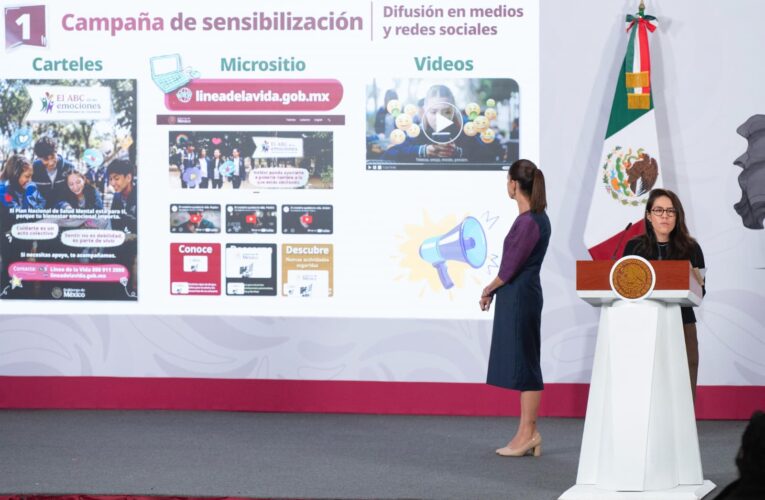 CLAUDIA SHEINBAUM PRESENTA LOS 6 EJES DE LA ESTRATEGIA NACIONAL DE ATENCIÓN A LA SALUD MENTAL PARA LAS Y LOS JÓVENES: “EL ABC DE LAS EMOCIONES”