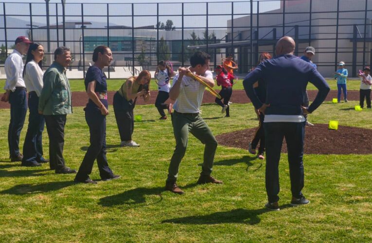 Sheinbaum y Menchaca supervisan obra deportiva que fortalece el tejido social en Pachuca