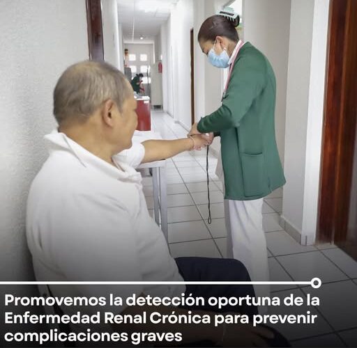 IMSS Bienestar Hidalgo promueve la detección oportuna de Enfermedad Renal Crónica para prevenir complicaciones graves