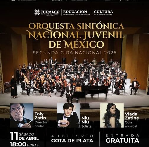 Orquesta Sinfónica Nacional Juvenil de México se presentará en Pachuca