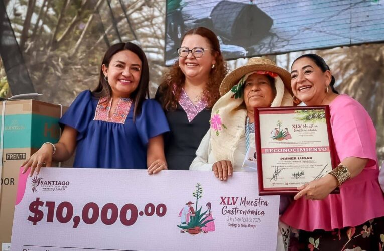 Santiago de Anaya celebró su riqueza culinaria con la XLV Muestra Gastronómica