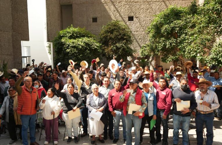 Con más de 2 mdp fortalecen al campo hidalguense con múltiples entregas