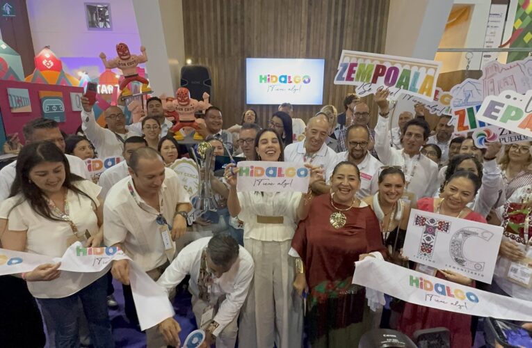 Hidalgo fortalece su proyección turística en la 50 edición del Tianguis Turístico México 2026