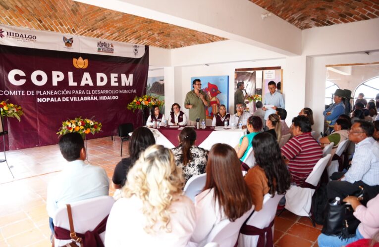 Promueven gobierno participativo en la Primera Sesión ordinaria del Copladem en Nopala