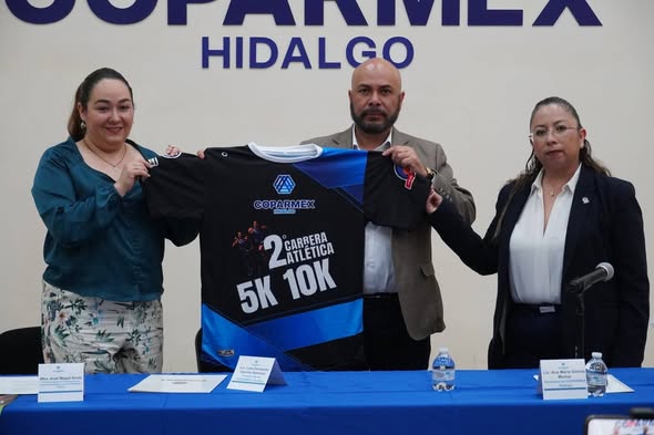 COPARMEX HIDALGO PRESENTA SU SEGUNDA CARRERA ATLÉTICA PARA IMPULSAR LA SALUD, EL DEPORTE Y LA CONVIVENCIA FAMILIAR