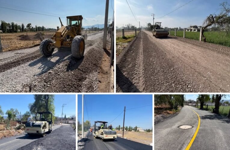 Transforma SIPDUS camino rural en vialidad pavimentada en localidad de Francisco I. Madero