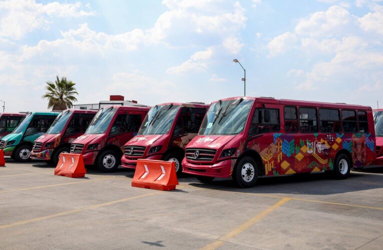 38 nuevas unidades alimentadoras ya listas para operar del Tuzobús