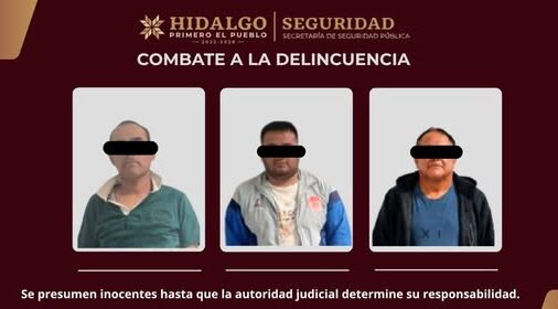 Desmantela SSPH presunta banda de “montachoques” en la México-Pachuca; hay tres detenidos