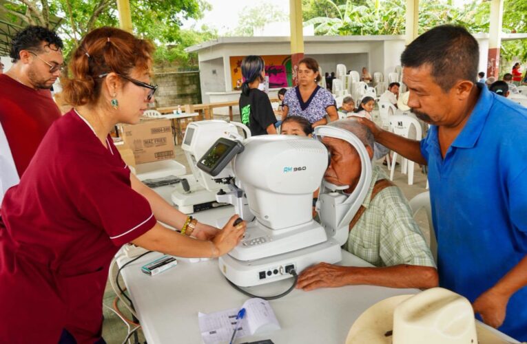 Lleva CEDSPI atención visual gratuita a cuatro comunidades de la Huasteca hidalguense