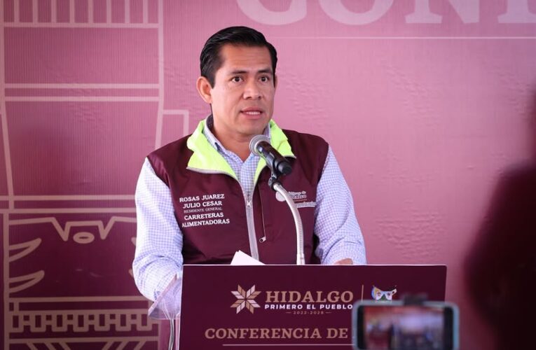 Rehabilita el Centro Hidalgo de la SICT carreteras, caminos y puentes, tras las afectaciones de las lluvias recientes