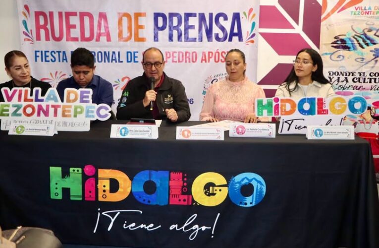 Villa de Tezontepec se alista para celebrar su Feria Patronal en honor a San Pedro Apóstol