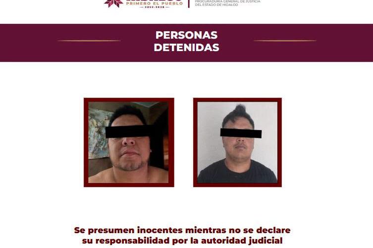 En Tula, mediante cateo se detuvo a dos personas y se aseguraron armas de fuego, narcóticos y vehículos