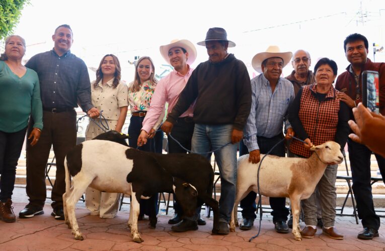 Fortalece Saderh al campo con apoyos productivos por más de 6.8 millones de pesos