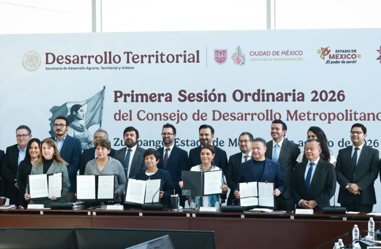 Julio Menchaca consolida integración de ocho municipios hidalguenses a la Zona Metropolitana del Valle de México