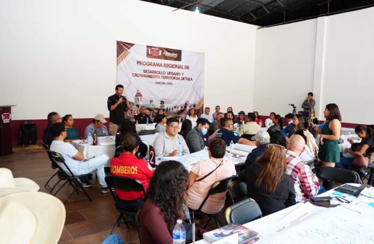 La Unidad de Planeación avanza en Programa Regional de Desarrollo Urbano y Ordenamiento Territorial de Tula
