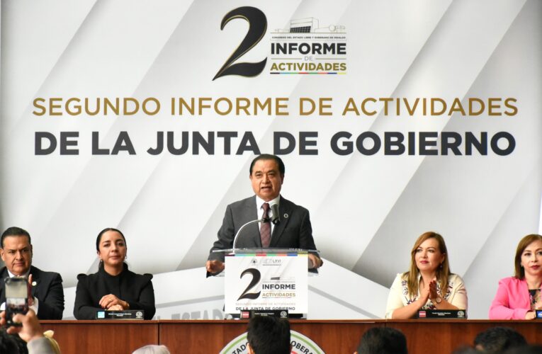 Congreso de Hidalgo fortalece su trabajo legislativo, administrativo y de vinculación durante el segundo año de la LXVI Legislatura