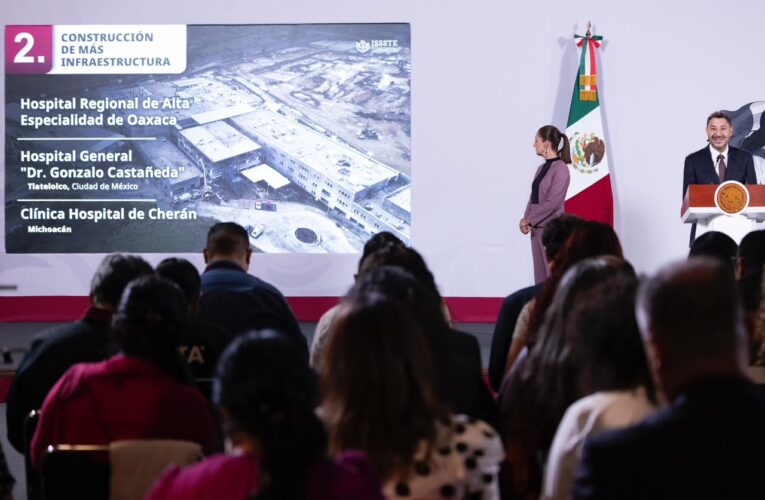 En 12 años se construirán 12 mil camas nuevas de hospital: Claudia Sheinbaum