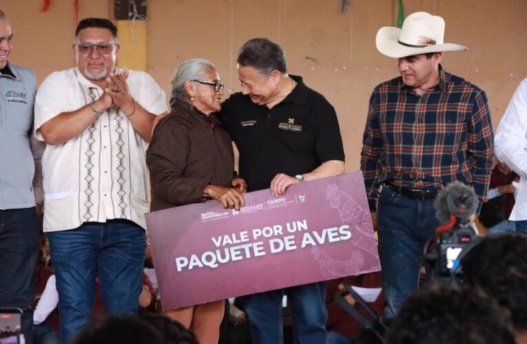 Gobierno de Hidalgo impulsa a las mujeres con más de 234.5 millones de pesos en apoyos rurales