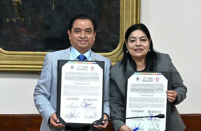 Poder Legislativo y Cenhies firman convenio para impulsar la educación y profesionalización